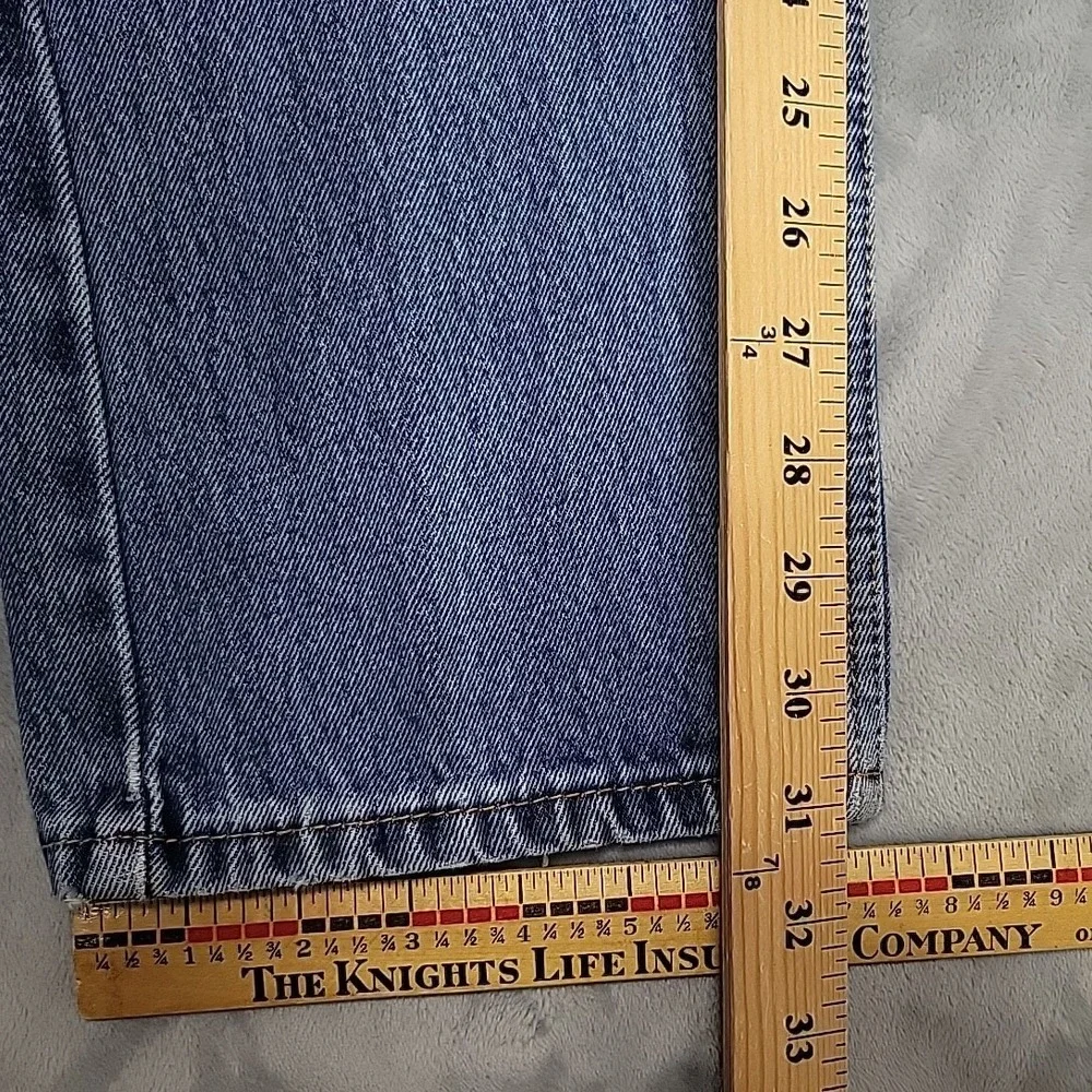Levi's Jeans Men 33x32 Blue 505 Regular Fit Straight Leg Casual Denim Workwear
